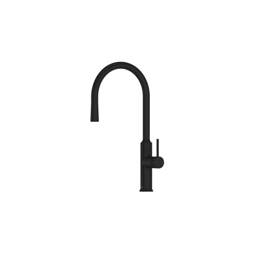 Matte Black Nature Piper Pull Down Sink Mixer | Textured Handle