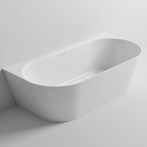 Gloss White Villastone Lineare 1700 Back to Wall Bath