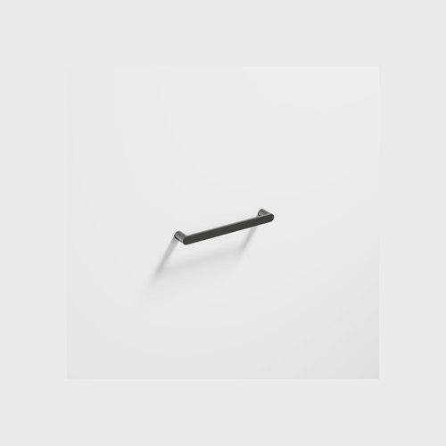 Gunmetal Flow Horizontal Heated Towel Rail 490mm