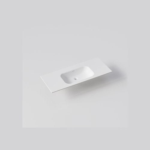 Matte White NAVARRA 1200 VANITY SINK TOP RANGE