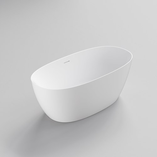 Matte White Endura Acrylic Cervo 1500 Freestanding Bath