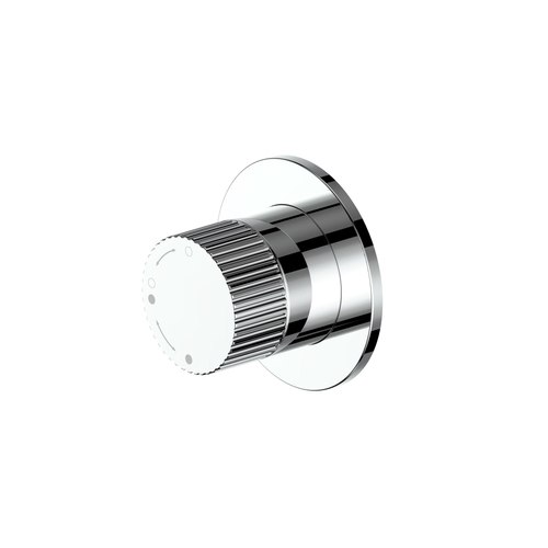 Chrome Nature Lineare Shower Diverter | Textured Handle