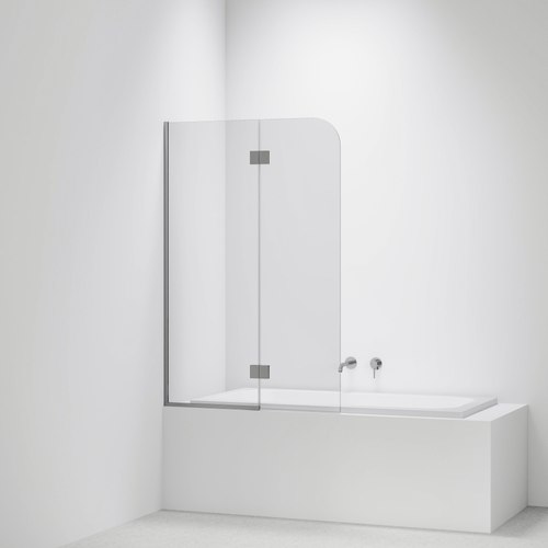 Chrome Code Super Clear Bath Screen Range | 550 + 450W