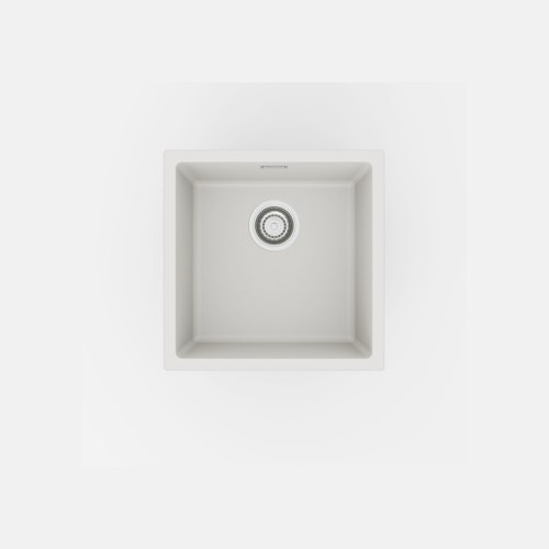 White Aura 400x400 Granite Sink