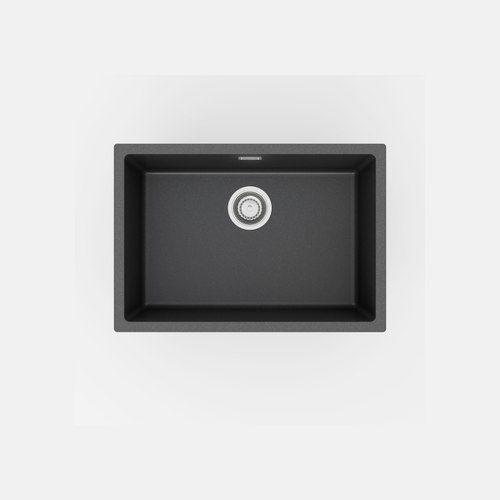 Black Aura 600x400 Granite Sink