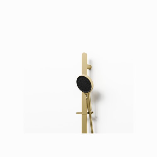 Brushed Brass Code Lineare Plus Slide Shower