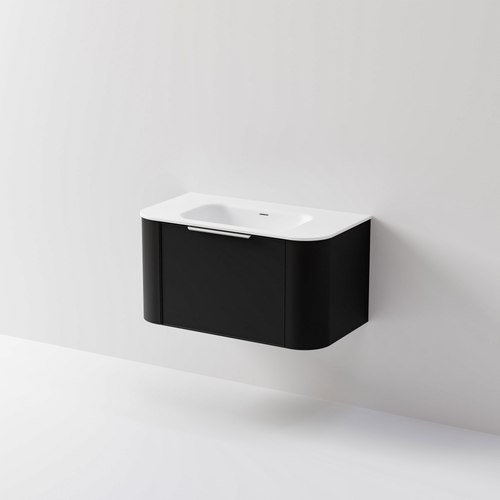 Black Nature 900 Vanity | Inset Basin & Axel Drawer Front