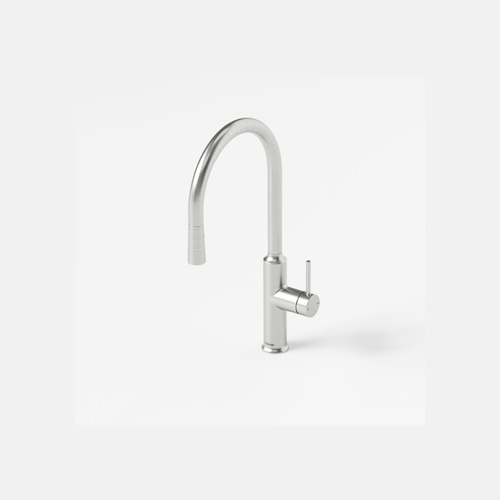 Brushed Nickel Nature Pull Out Kitchen Sink Mixer