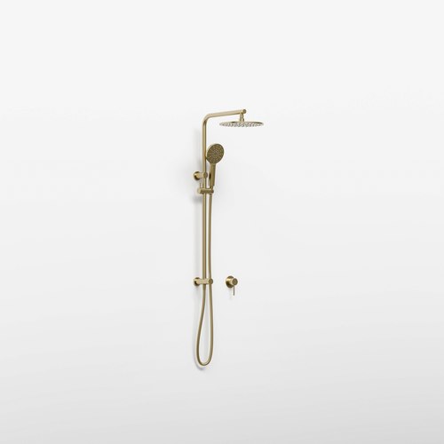 Brushed Brass Nature Round Shower Column