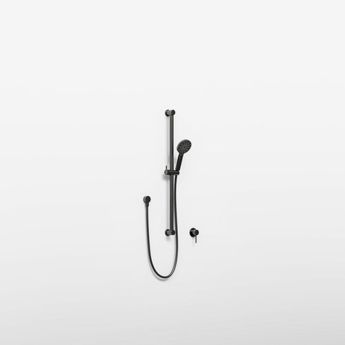 Gunmetal Nature Round Slide Shower