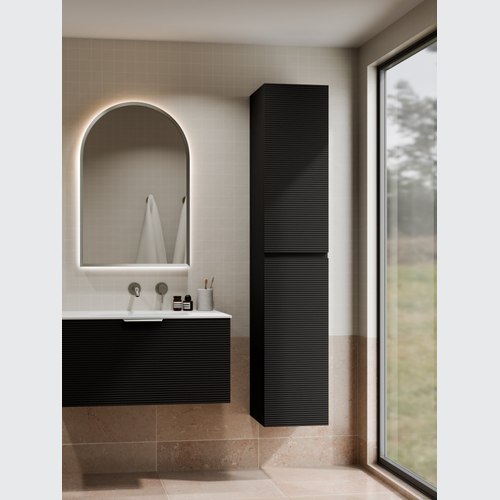 Matte Black Lineare Orchard Tower Cabinet