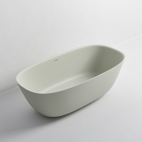 Light Grey Villastone Cervo 1700 Freestanding Bath