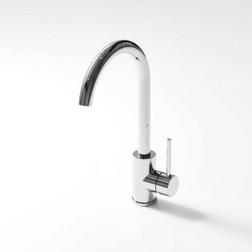 Chrome Premiere Gooseneck Kitchen Mixer