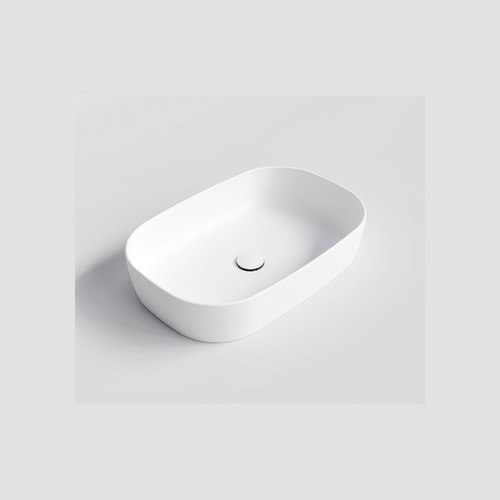 Matte White Pure Oval II Ceramic Basin