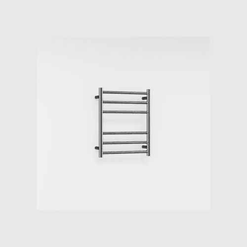 Chrome Round Heated Towel Ladder 600x500mm