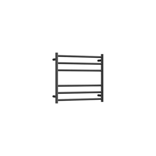 Gunmetal Round Heated Towel Ladders 600x650mm