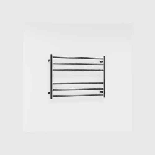 Chrome Round Heated Towel Ladder 600x850mm