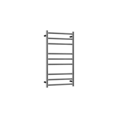 Chrome Round Heated Towel Ladder 900x500mm