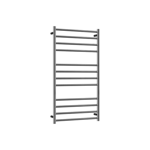 Chrome Round Heated Towel Ladders 1200x650mm