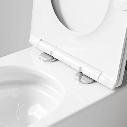 Chrome Toilet Seat Hinge Covers | 57Ø mm