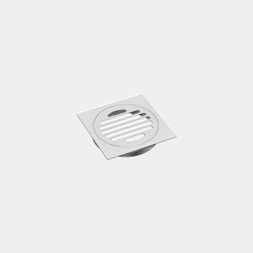 Chrome Evolve Floor Grate 110mm