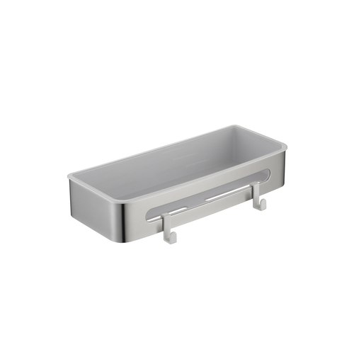 Brushed Nickel Versa Rectangle Shower Shelf