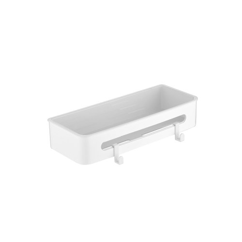 Matte White Versa Rectangle Shower Shelf