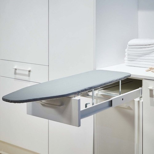 White VS ADD Iron Drawer Based Pull Out Ironing Board
