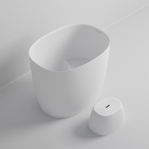 Matte White Yasu Japanese Soaking Bath