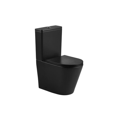 Matte Black Pure Overheight BTW Toilet Suite