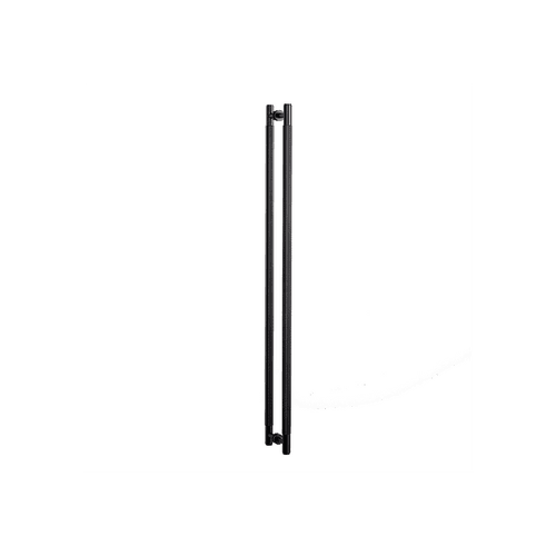 Black Buster+Punch Cross Double Closet Bar