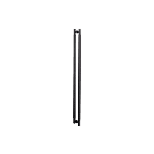 Smoked Bronze Buster+Punch Cross Double Closet Bar