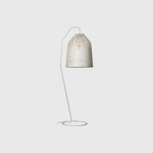 White Black Out Floor Lamp