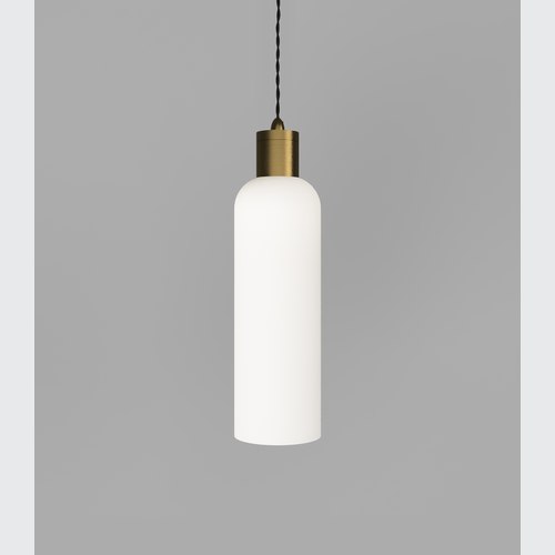 Old Brass Parlour Elong Pendant Light