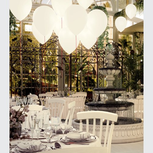 White Balloon Pendant Light