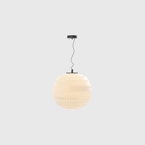 Black Braille Pendant Light