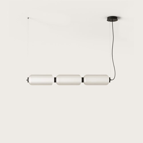 Matte Black Elma 3lt Pendant Light