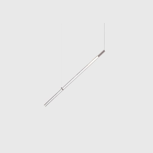 Brushed Silver Flare Pendant Light