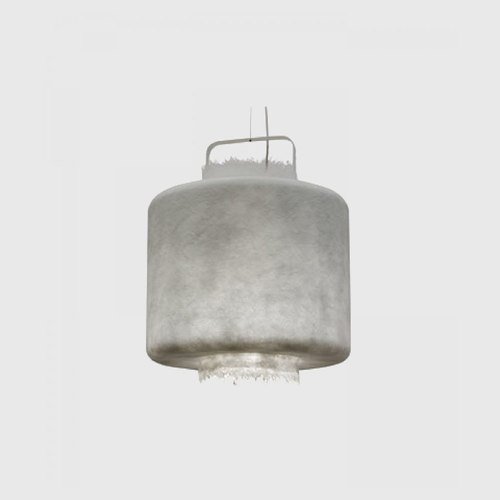 White Kimono Pendant Light