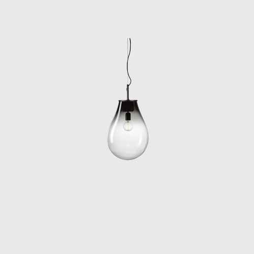 Smoke Grey Tim Black Pendant Light