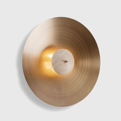 Travertine Luna Wall Light