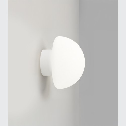 White Dome Deco Wall Light