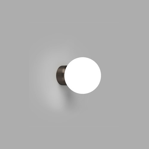Dark Bronze Orb Deco Wall Light