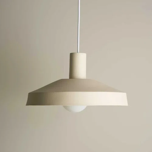 Bone Ceramic Tapa Pendant