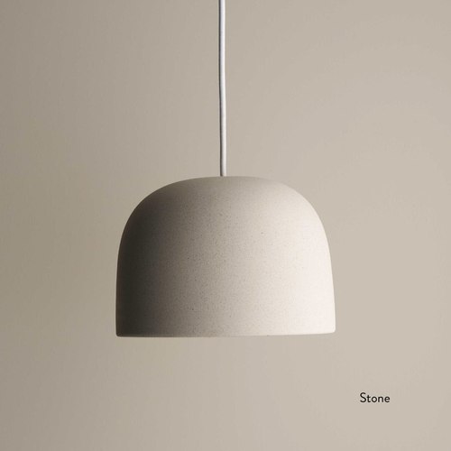Stone Ceramic Pendant Bell Light Large