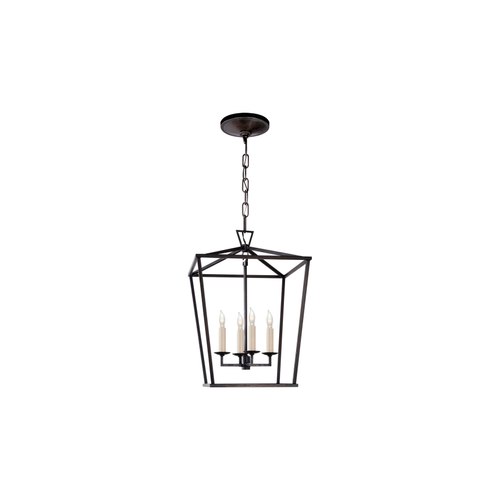 Aged Iron Visual Comfort E. F. Chapman Darlana Small Lantern
