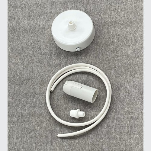 White E14 Suspension Set - iO Flute & ø140mm Long Pendants