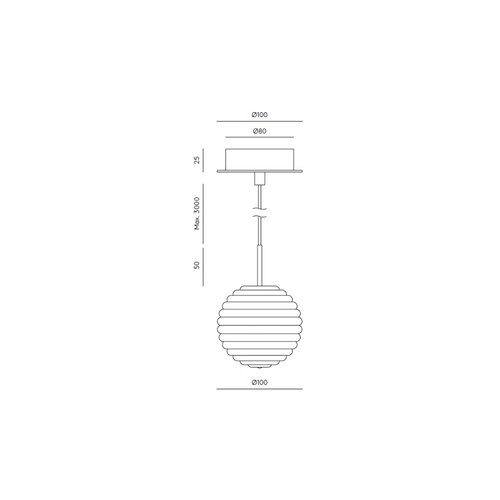 Matte Black Doul Pendant Light