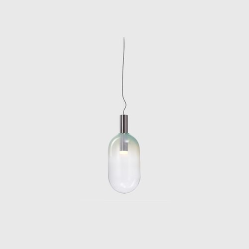 Brushed Silver Phenomena Capsule Pendant Light