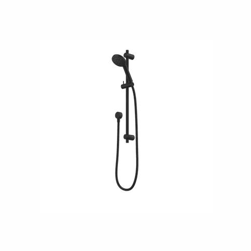 Matte Black Caroma Single Function Rail Shower